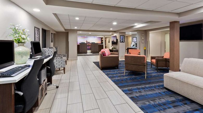 La Quinta Inn  and  Suites Goodlettsville Lobby. Images powered by <a href="https://iceportal.shijigroup.com" target="_blank" rel="noopener">Ice Portal</a>.