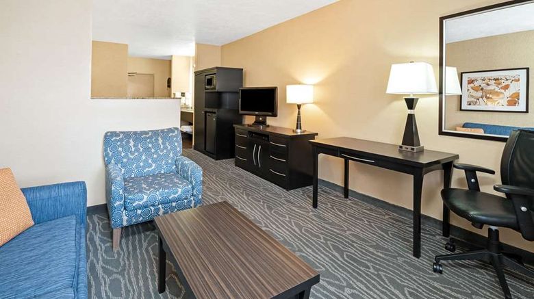 <b>La Quinta Inn & Suites Logan Suite</b>. Images powered by <a href="https://iceportal.shijigroup.com/" title="IcePortal" target="_blank">IcePortal</a>.