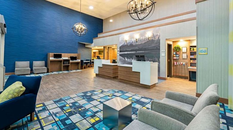 <b>La Quinta Inn & Suites Logan Lobby</b>. Images powered by <a href="https://iceportal.shijigroup.com/" title="IcePortal" target="_blank">IcePortal</a>.