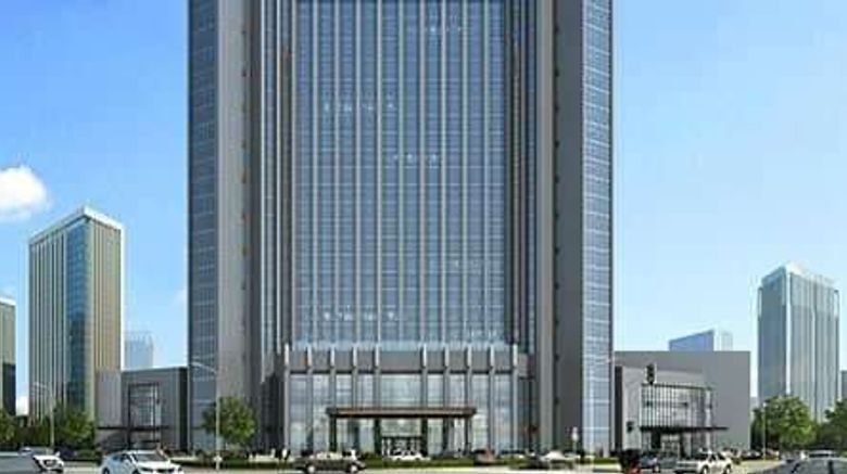 <b>Wyndham Grand Xianglin Shaoyang Exterior</b>. Images powered by <a href="https://iceportal.shijigroup.com/" title="IcePortal" target="_blank">IcePortal</a>.