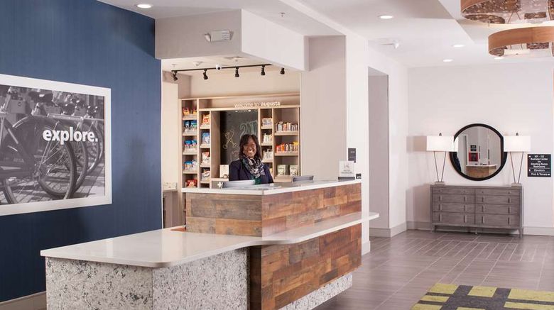 <b>Hampton Inn/Suites Augusta-Washington Rd Lobby</b>. Images powered by <a href="https://iceportal.shijigroup.com/" title="IcePortal" target="_blank">IcePortal</a>.