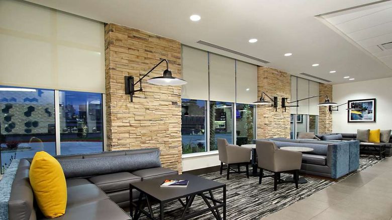 <b>Hyatt Place Houston Katy Lobby</b>. Images powered by <a href="https://iceportal.shijigroup.com/" title="IcePortal" target="_blank">IcePortal</a>.