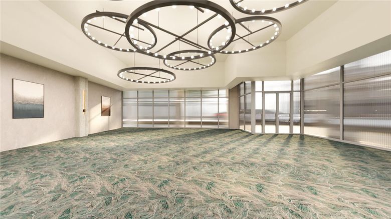 <b>Hampton Inn & Suites Dallas Downtown Meeting</b>. Images powered by <a href="https://iceportal.shijigroup.com/" title="IcePortal" target="_blank">IcePortal</a>.