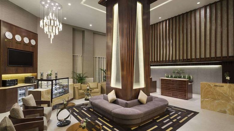 <b>Hawthorn Suites Abu Dhabi City Center Lobby</b>. Images powered by <a href="https://iceportal.shijigroup.com/" title="IcePortal" target="_blank">IcePortal</a>.