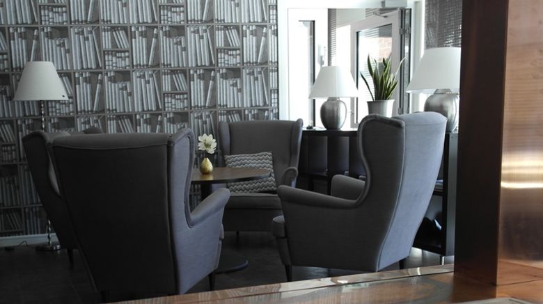 Scandic Hotel Gallivare Lobby. Images powered by <a href="https://iceportal.shijigroup.com" target="_blank" rel="noopener">Ice Portal</a>.