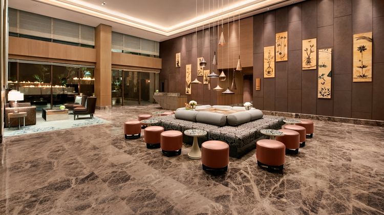 The Leela Ambience Convention Hotel Lobby