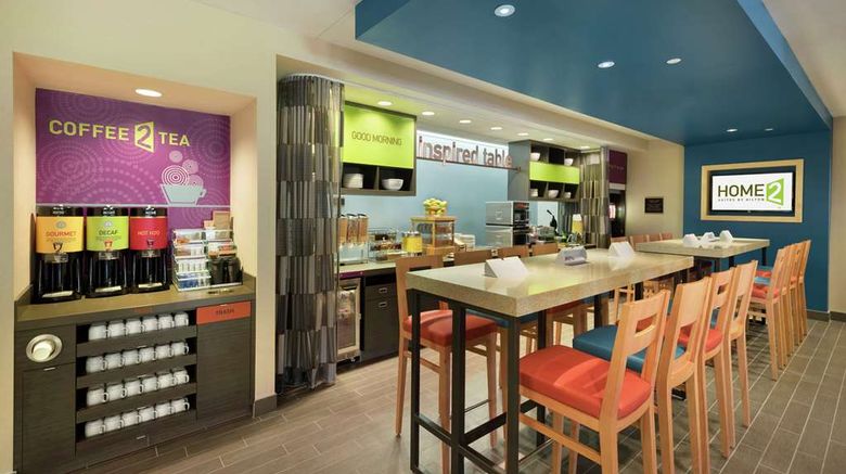 <b>Home2 Suites by Hilton Milwaukee Airport Restaurant</b>. Images powered by <a href="https://iceportal.shijigroup.com/" title="IcePortal" target="_blank">IcePortal</a>.