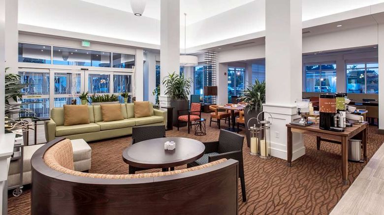 <b>Hilton Garden Inn MSP Airport Mall of Am Lobby</b>. Images powered by <a href="https://iceportal.shijigroup.com/" title="IcePortal" target="_blank">IcePortal</a>.