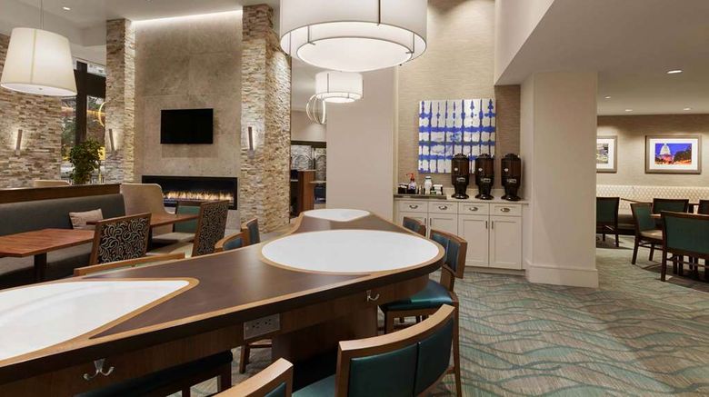 <b>Homewood Suites DC Convention Center Lobby</b>. Images powered by <a href="https://iceportal.shijigroup.com/" title="IcePortal" target="_blank">IcePortal</a>.