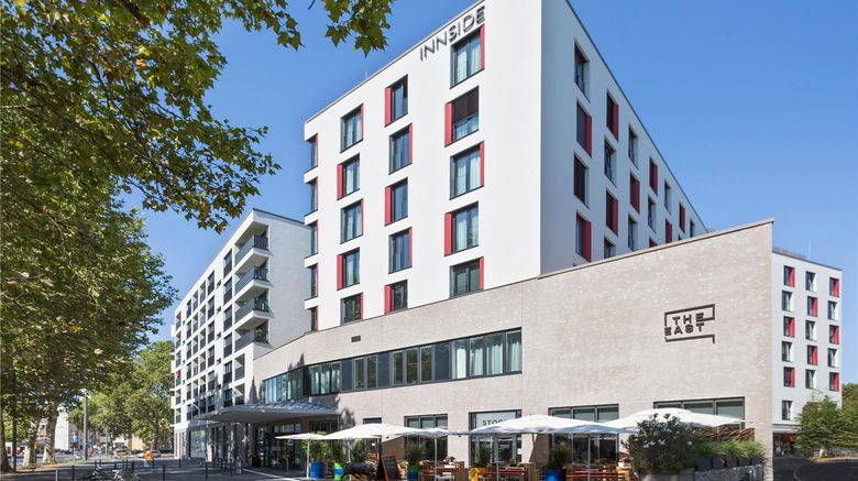 INNSIDE by Melia Frankfurt Ostend Exterior. Images powered by <a href="https://iceportal.shijigroup.com" target="_blank" rel="noopener">Ice Portal</a>.