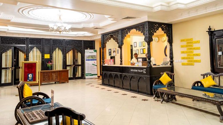 <b>Golden Tulip Stonetown Boutique Hotel Lobby</b>. Images powered by <a href="https://iceportal.shijigroup.com/" title="IcePortal" target="_blank">IcePortal</a>.