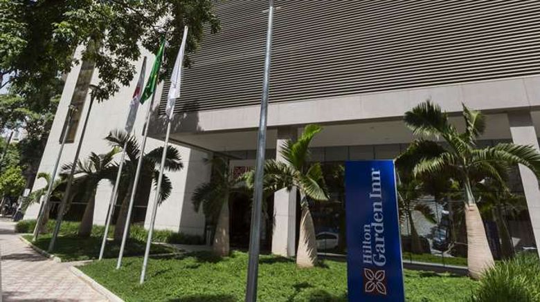 <b>Hilton Garden Inn Belo Horizonte Exterior</b>. Images powered by <a href="https://iceportal.shijigroup.com/" title="IcePortal" target="_blank">IcePortal</a>.