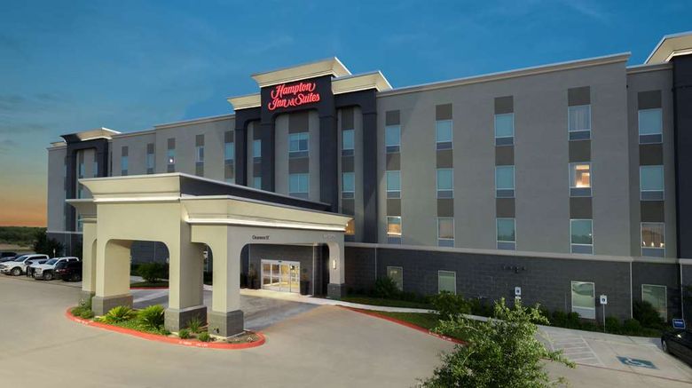 <b>Hampton Inn & Suites San Antonio BCB Exterior</b>. Images powered by <a href="https://iceportal.shijigroup.com/" title="IcePortal" target="_blank">IcePortal</a>.