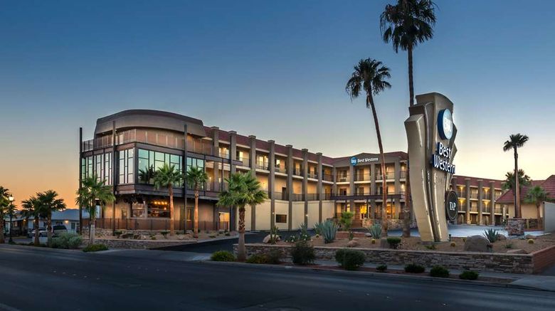 Best Western Hoover Dam Hotel Exterior. Images powered by <a href="https://iceportal.shijigroup.com" target="_blank" rel="noopener">Ice Portal</a>.