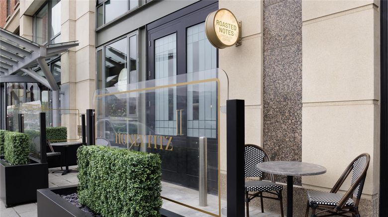 <b>Hilton Garden Inn Dublin City Centre Exterior</b>. Images powered by <a href="https://iceportal.shijigroup.com/" title="IcePortal" target="_blank">IcePortal</a>.