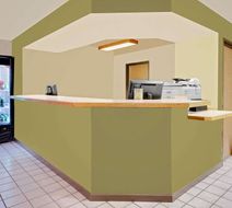Super 8 Denver Central Lobby