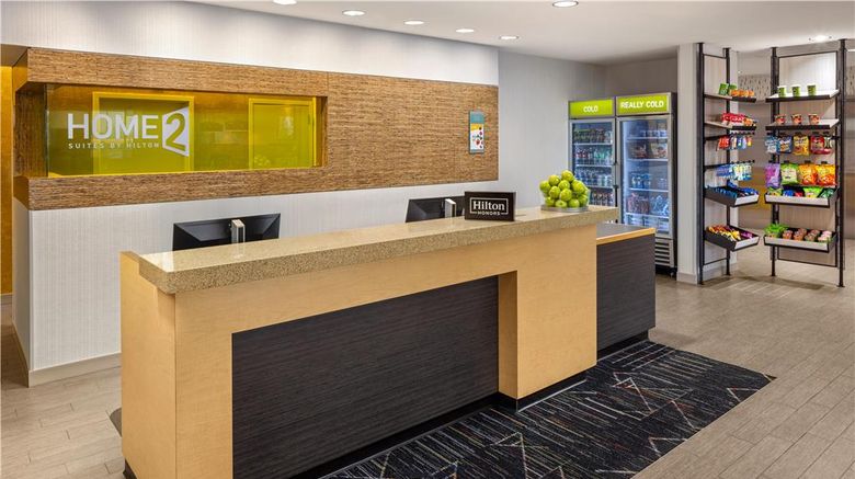 <b>Home2 Suites by Hilton Roseville Lobby</b>. Images powered by <a href="https://iceportal.shijigroup.com/" title="IcePortal" target="_blank">IcePortal</a>.