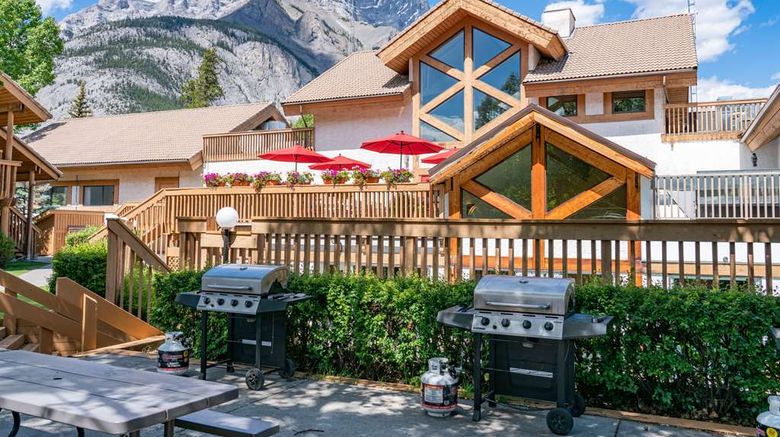 <b>Banff Rocky Mountain Resort Exterior</b>. Images powered by <a href="https://iceportal.shijigroup.com/" title="IcePortal" target="_blank">IcePortal</a>.