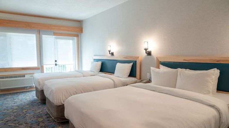 <b>Tunnel Mountain Resort Room</b>. Images powered by <a href="https://iceportal.shijigroup.com/" title="IcePortal" target="_blank">IcePortal</a>.