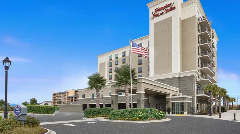 <b>Hampton Inn & Suites Carolina Beach Exterior</b>. Images powered by <a href="https://iceportal.shijigroup.com/" title="IcePortal" target="_blank">IcePortal</a>.