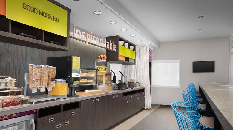 <b>Home2 Suites Eugene Downtown University Restaurant</b>. Images powered by <a href="https://iceportal.shijigroup.com/" title="IcePortal" target="_blank">IcePortal</a>.