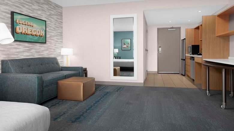 <b>Home2 Suites Eugene Downtown University Room</b>. Images powered by <a href="https://iceportal.shijigroup.com/" title="IcePortal" target="_blank">IcePortal</a>.