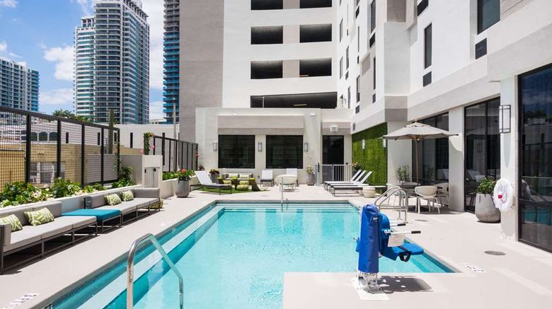 <b>Hampton Inn Suites Miami Wynwood Design Pool</b>. Images powered by <a href="https://iceportal.shijigroup.com/" title="IcePortal" target="_blank">IcePortal</a>.