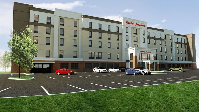 <b>Hampton Inn/Suites Pittsburgh Arpt S Exterior</b>. Images powered by <a href="https://iceportal.shijigroup.com/" title="IcePortal" target="_blank">IcePortal</a>.