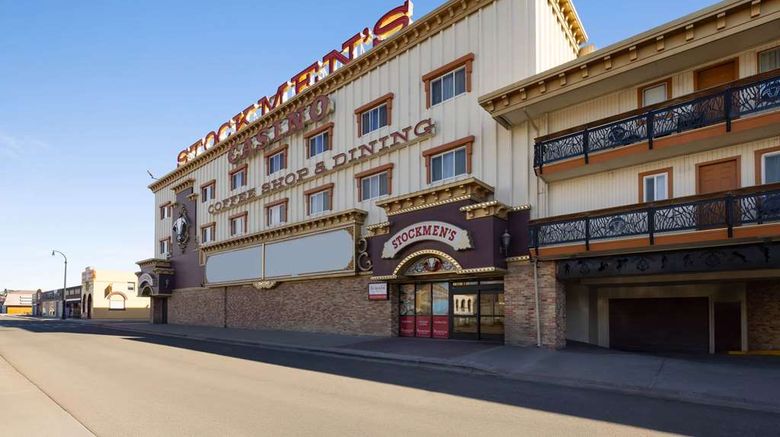 Ramada Elko Stockmens Hotel  and  Casino Exterior. Images powered by <a href="https://iceportal.shijigroup.com" target="_blank" rel="noopener">Ice Portal</a>.