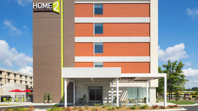 <b>Home2 Suites by Hilton Charlotte Airport Exterior</b>. Images powered by <a href="https://iceportal.shijigroup.com/" title="IcePortal" target="_blank">IcePortal</a>.