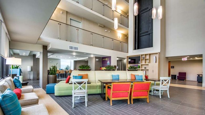 <b>Home2 Suites by Hilton DFW Airport South Lobby</b>. Images powered by <a href="https://iceportal.shijigroup.com/" title="IcePortal" target="_blank">IcePortal</a>.