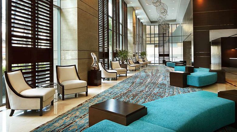 <b>DoubleTree by Hilton Hotel Melaka Lobby</b>. Images powered by <a href="https://iceportal.shijigroup.com/" title="IcePortal" target="_blank">IcePortal</a>.