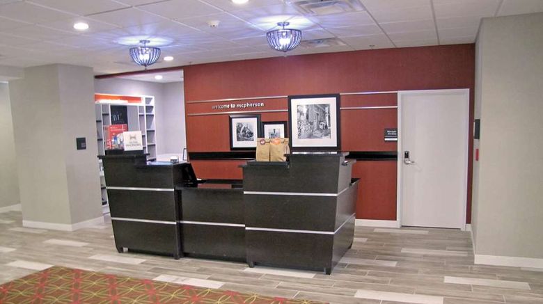 <b>Hampton Inn McPherson Lobby</b>. Images powered by <a href="https://iceportal.shijigroup.com/" title="IcePortal" target="_blank">IcePortal</a>.