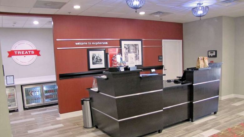 <b>Hampton Inn McPherson Lobby</b>. Images powered by <a href="https://iceportal.shijigroup.com/" title="IcePortal" target="_blank">IcePortal</a>.
