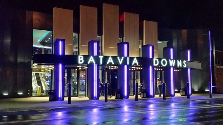 Hotel At Batavia Downs Exterior. Images powered by <a href="https://iceportal.shijigroup.com" target="_blank" rel="noopener">Ice Portal</a>.