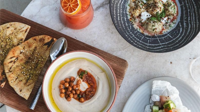 <b>ANdAZ Scottsdale Resort & Spa Restaurant</b>. Images powered by <a href=https://www.travelagewest.com/Hotels/Scottsdale/