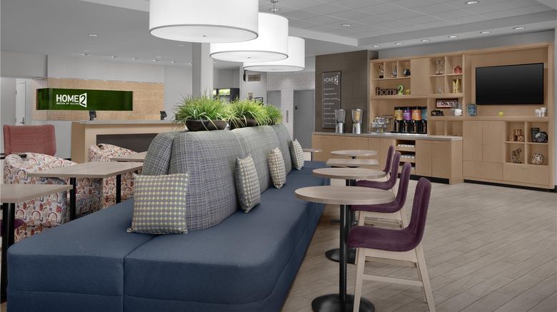 <b>Home2 Suites Denver Intl Airport Lobby</b>. Images powered by <a href="https://iceportal.shijigroup.com/" title="IcePortal" target="_blank">IcePortal</a>.