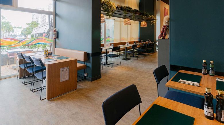 <b>Ibis Styles Sao Paulo Barra Funda Restaurant</b>. Images powered by <a href="https://iceportal.shijigroup.com/" title="IcePortal" target="_blank">IcePortal</a>.