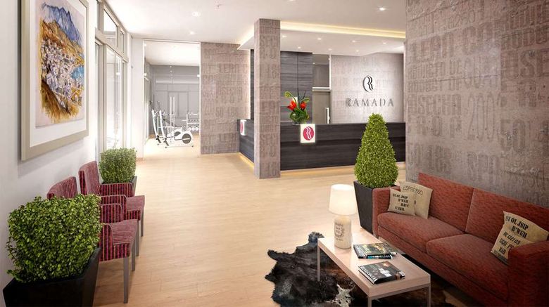 <b>Ramada Hotel & Suites Remarkables Park Lobby</b>. Images powered by <a href="https://iceportal.shijigroup.com/" title="IcePortal" target="_blank">IcePortal</a>.