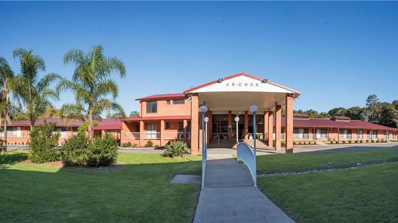 <b>The Archer Hotel Nowra Exterior</b>. Images powered by <a href="https://iceportal.shijigroup.com/" title="IcePortal" target="_blank">IcePortal</a>.