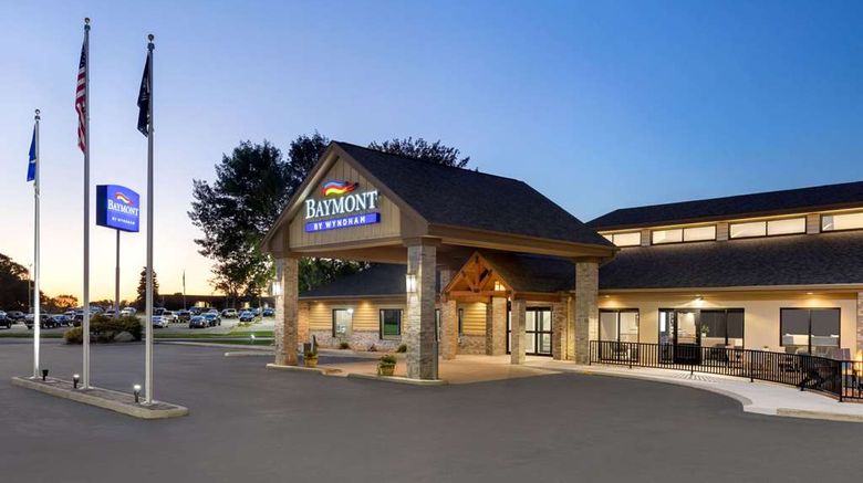 Baymont Inn  and  Suites Owatonna Exterior. Images powered by <a href="https://iceportal.shijigroup.com" target="_blank" rel="noopener">Ice Portal</a>.