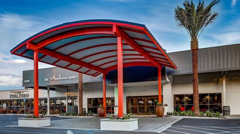 The Anaheim Hotel Exterior. Images powered by <a href="https://iceportal.shijigroup.com" target="_blank" rel="noopener">Ice Portal</a>.