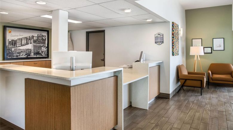 <b>Super 8 Winnipeg West Lobby</b>. Images powered by <a href="https://iceportal.shijigroup.com/" title="IcePortal" target="_blank">IcePortal</a>.