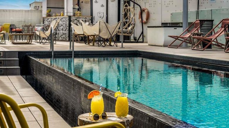 <b>Ibis Styles Barcelona City Bogatell Pool</b>. Images powered by <a href="https://iceportal.shijigroup.com/" title="IcePortal" target="_blank">IcePortal</a>.