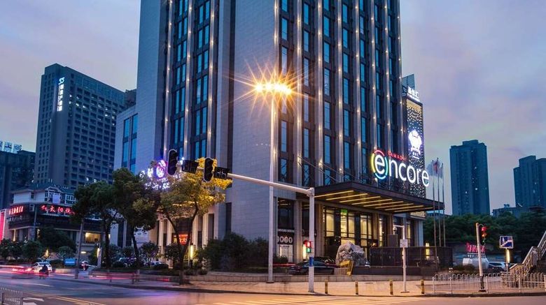 <b>Ramada Encore by Wyndham Wuhan Exterior</b>. Images powered by <a href="https://iceportal.shijigroup.com/" title="IcePortal" target="_blank">IcePortal</a>.