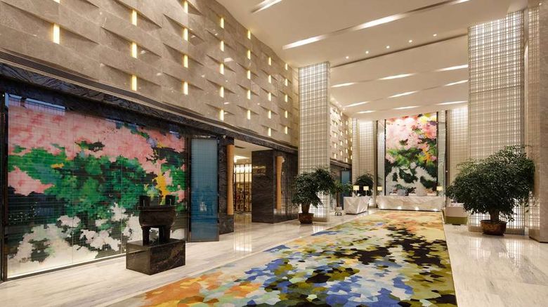 <b>Ramada Encore by Wyndham Wuhan Lobby</b>. Images powered by <a href="https://iceportal.shijigroup.com/" title="IcePortal" target="_blank">IcePortal</a>.