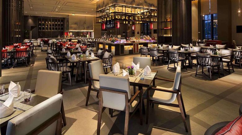 <b>Pullman Hefei Sunac Restaurant</b>. Images powered by <a href="https://iceportal.shijigroup.com/" title="IcePortal" target="_blank">IcePortal</a>.
