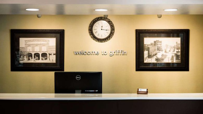 <b>Americas Best Value Inn Griffin Lobby</b>. Images powered by <a href="https://iceportal.shijigroup.com/" title="IcePortal" target="_blank">IcePortal</a>.
