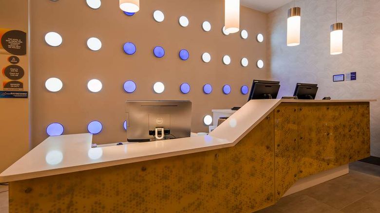 <b>GLo Best Western Brooklyn NYC Lobby</b>. Images powered by <a href="https://iceportal.shijigroup.com/" title="IcePortal" target="_blank">IcePortal</a>.