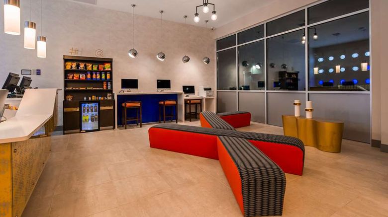 <b>GLo Best Western Brooklyn NYC Lobby</b>. Images powered by <a href="https://iceportal.shijigroup.com/" title="IcePortal" target="_blank">IcePortal</a>.